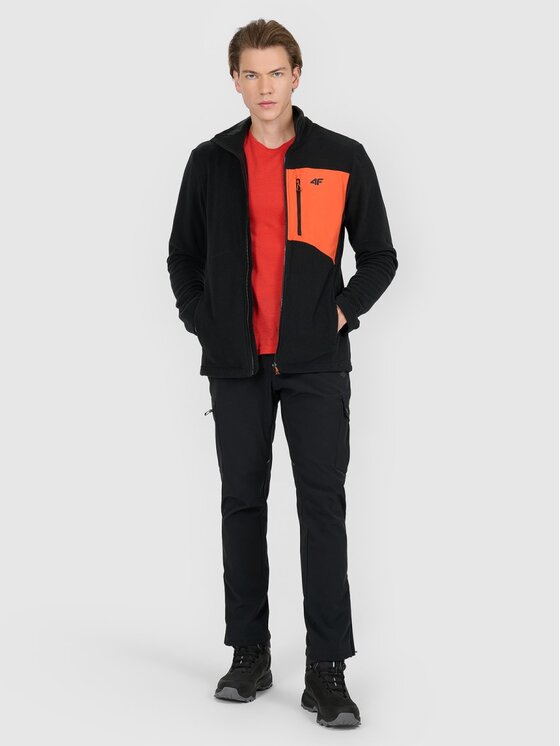 4F 4F Košeľa 4FWAW25TFTSM1526-62S Červená Regular Fit