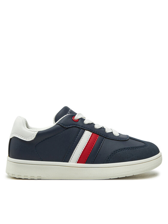 Tommy Hilfiger Tommy Hilfiger Sneakersy Stripe Low Cut Lace-Up Sneaker T3X9-33851-1269 M Granatowy