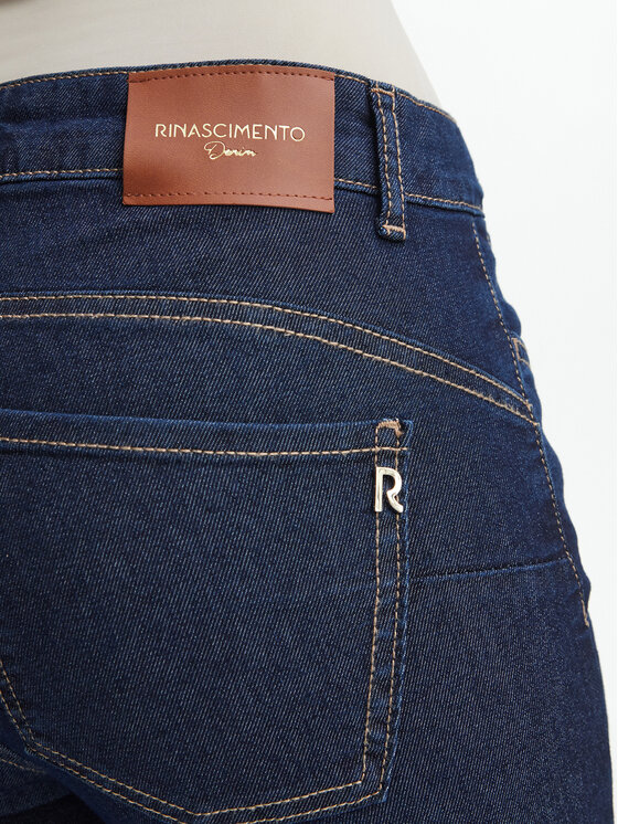 Rinascimento Rinascimento Džinsi CFC0129957003 Zils Bootcut Fit