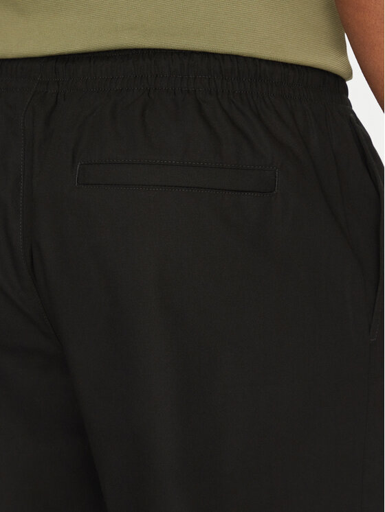 Lacoste Lacoste Σορτς υφασμάτινο GH7220 Μαύρο Relaxed Fit
