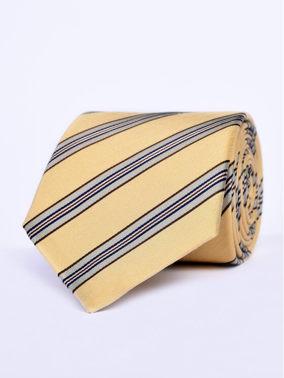 ELSNER ELSNER Cravatta JEDWAB ŻAKARD A1079 Giallo