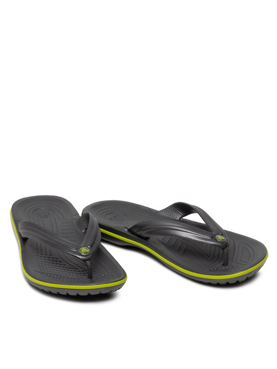 Crocs Crocs Čības uz pirksta Crocband Flip 11033 Pelēks