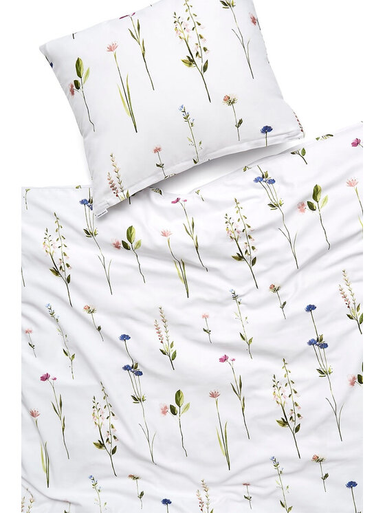 White pocket White pocket Komplet pościeli satynowa Biały