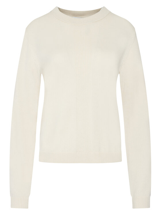 Patrizia Pepe Patrizia Pepe Pulover 2K0363/KM36-W405 Écru Regular Fit