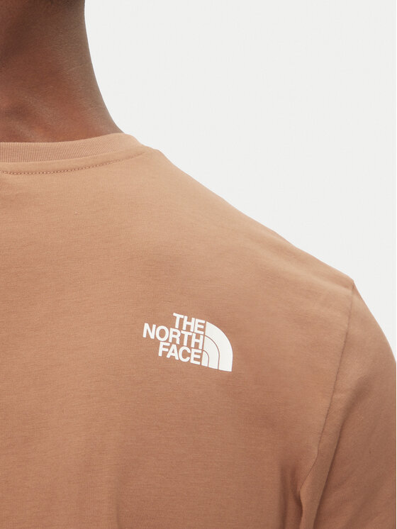 The North Face The North Face Tričko Easy NF0A8A6C Hnedá Regular Fit