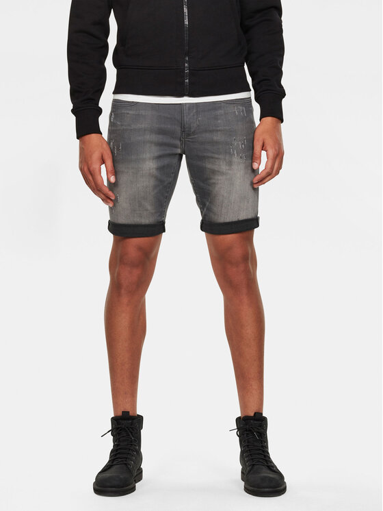 G-Star Raw G-Star Raw Kratke traperice 3301 D10481-6132 Siva Slim Fit