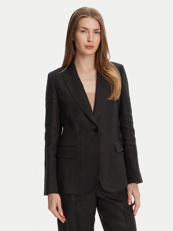 Weekend Max Mara Weekend Max Mara Sako Nalut 2515041012 Černá Regular Fit