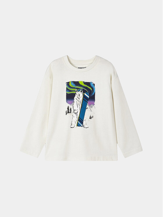 Mayoral Mayoral Bluse 4.038 Écru Regular Fit