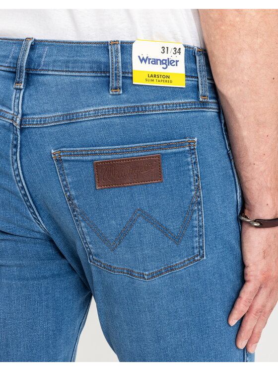 Wrangler Wrangler Jeansy 112378819 Niebieski jasny Slim Fit