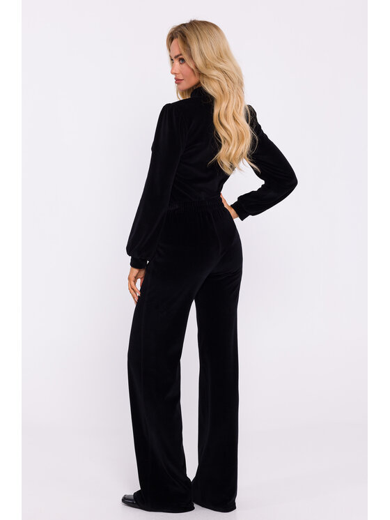 Made of Emotion Made of Emotion Kalhoty culottes M830 Černá Wide Leg