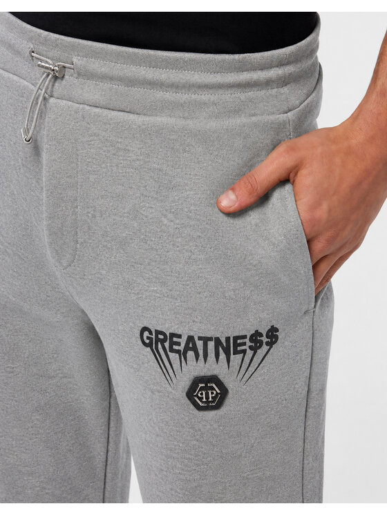 PHILIPP PLEIN PHILIPP PLEIN Spodnie dresowe 25999 Beżowy Jogger Fit