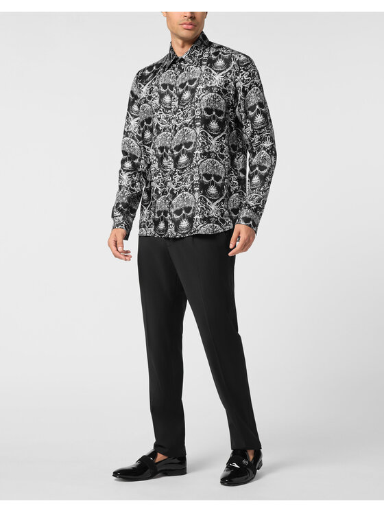 PHILIPP PLEIN PHILIPP PLEIN Camicia 26113 Nero Regular Fit