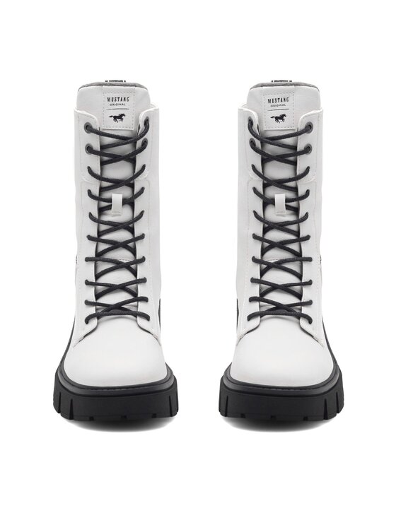 Mustang Mustang Botine 1471-502 Alb