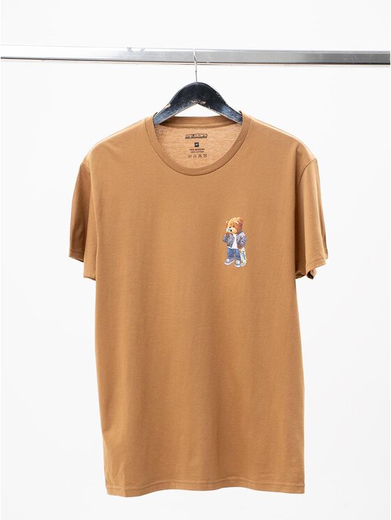 MyStars MyStars Komplet t-shirtów Koszulki Miś Misie Miśki XL Brązowy Regular Fit