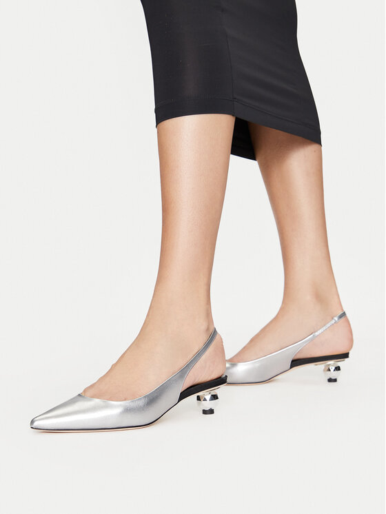 Weekend Max Mara Weekend Max Mara Lodičky Gallico 2515521034600 Strieborná