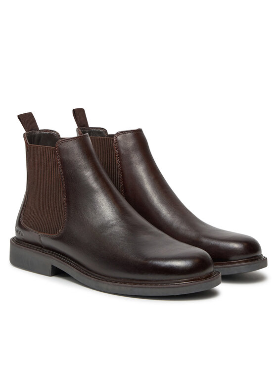 Levi's® Levi's® Kotníková obuv s elastickým prvkem Amos 234728-695-29 Hnědá