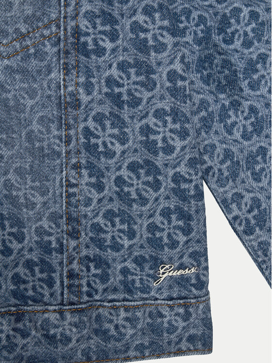 Guess Guess Traper jakna J5RL08 D45E0 Plava Regular Fit