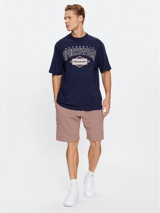 Reebok Reebok T-Shirt Sporting Goods IM1505 Tmavomodrá Regular Fit