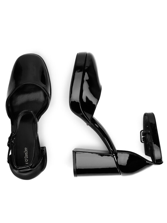 DeeZee DeeZee Czółenka LH24039-1 Czarny