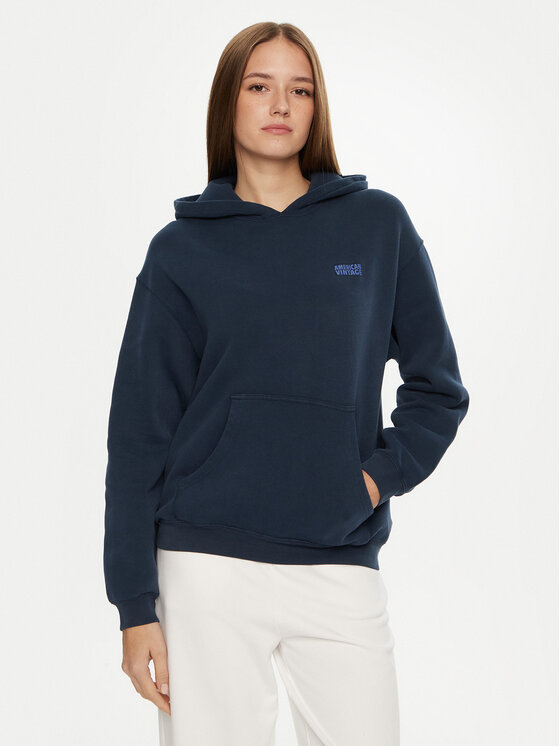 American Vintage American Vintage Bluză Izubird IZU03DH24 Bleumarin Regular Fit