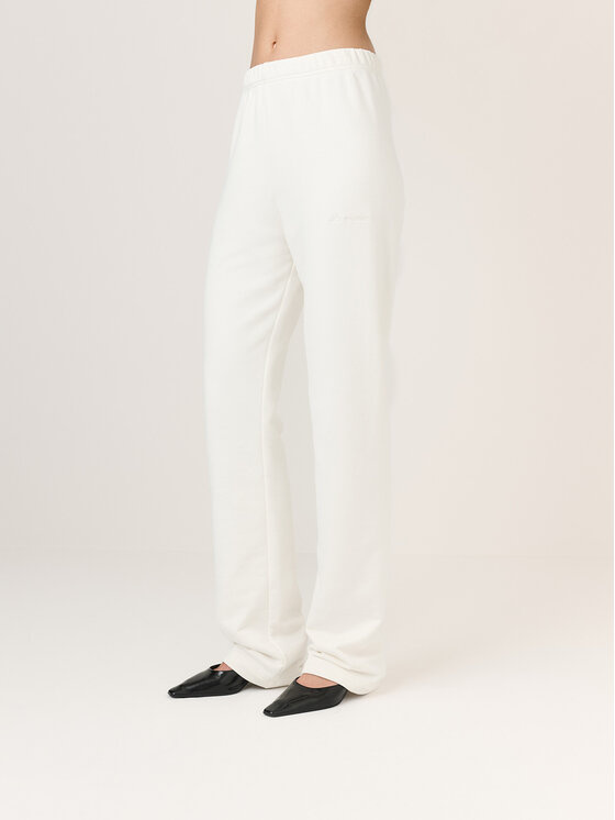 La Mania La Mania Pantaloni da tuta RAF Bianco Classic Fit