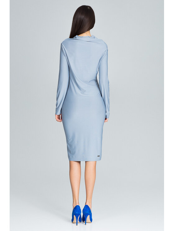 FIGL FIGL Φόρεμα M603 Γκρι Regular Fit