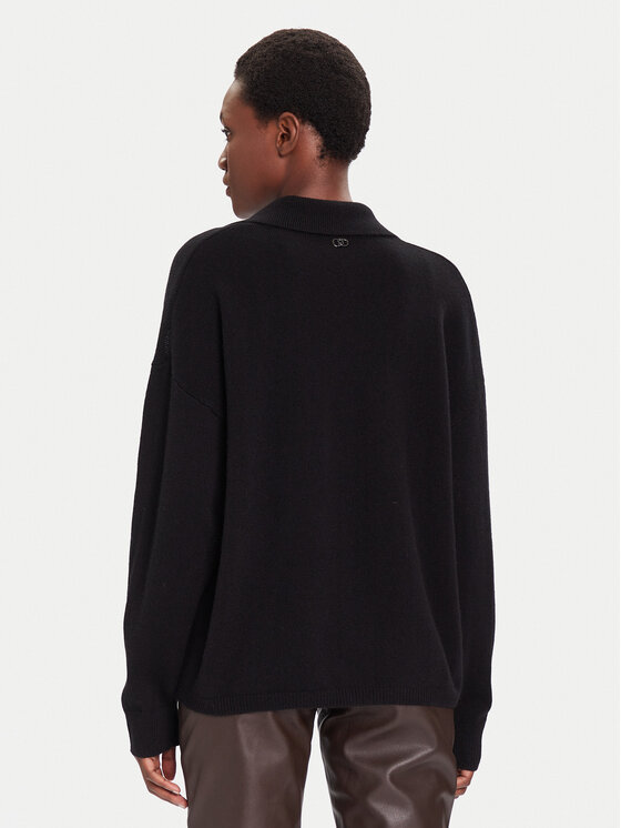 Liu Jo Liu Jo Sweater MF5038 MS009 Fekete Regular Fit