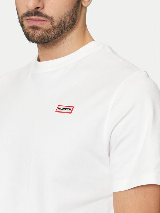 Hunter Hunter Tricou HARM0039242 Alb Regular Fit