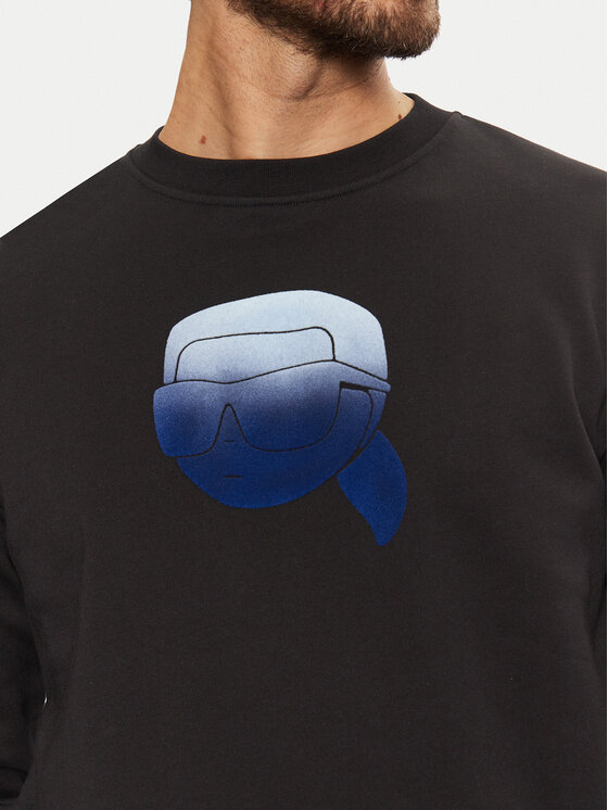 KARL LAGERFELD KARL LAGERFELD Суитшърт 705432 551942 Черен Regular Fit