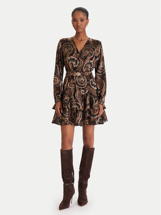 Guess Guess Повсякденна сукня W5BK53 W2770 Коричневий Regular Fit