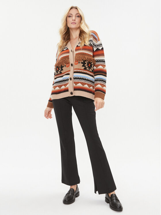 Weekend Max Mara Weekend Max Mara Bavlnené nohavice Goya 2357860433 Čierna Straight Fit