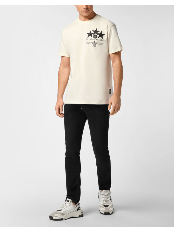PHILIPP PLEIN PHILIPP PLEIN T-Shirt 27107 Biały Regular Fit