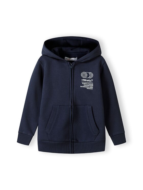Bluza MINOTI, Rozmiar 140/146, Niebieski, 19fleece60