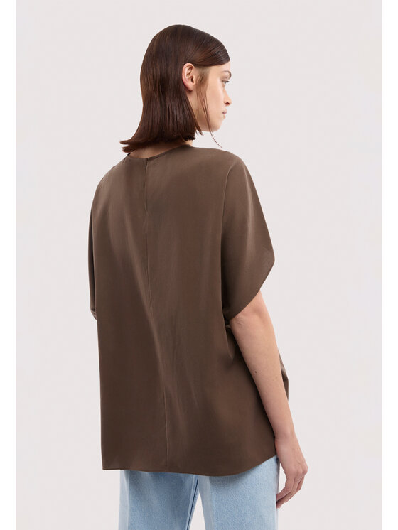 Trussardi Trussardi Top D4546200007N032 Brązowy Regular Fit
