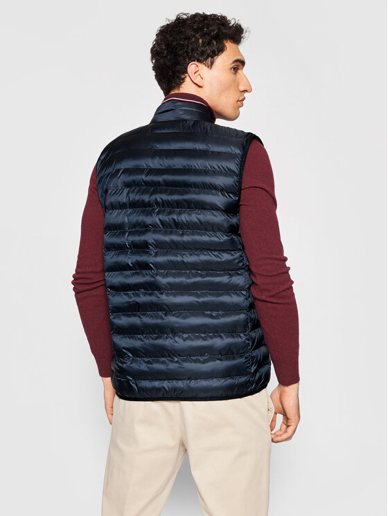 Tommy Hilfiger Tommy Hilfiger Vestă elegantă Core Circular MW0MW18762 Bleumarin Regular Fit