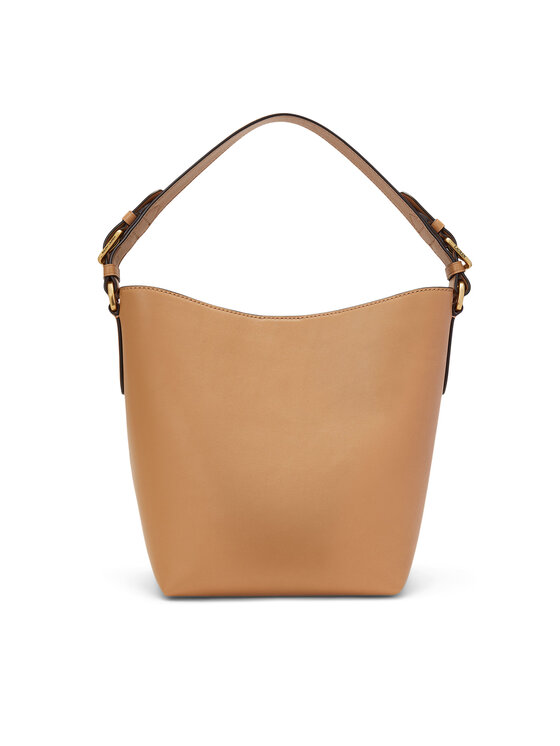 LAUREN RALPH LAUREN LAUREN RALPH LAUREN Rankinė Medium Witley Leather Bucket Bag 431950855008 Ruda