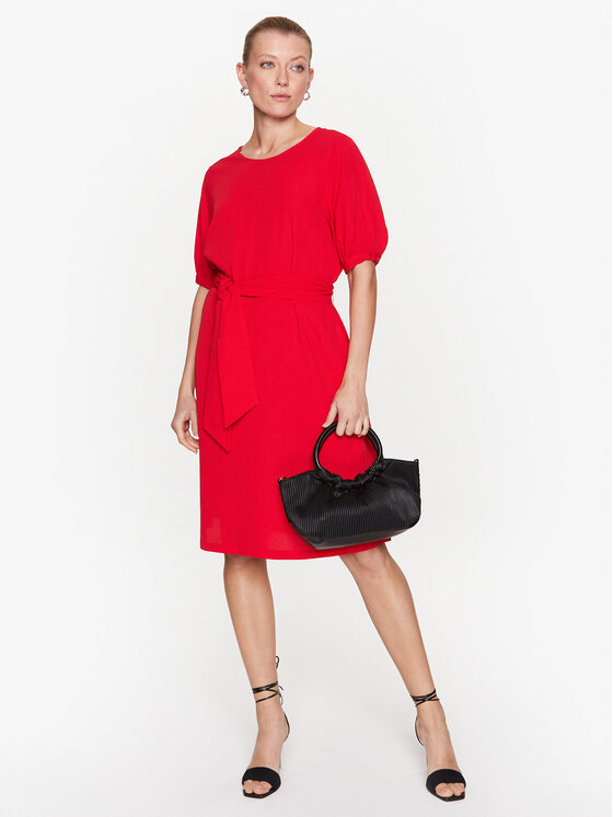 Seidensticker Seidensticker Rochie de zi 60.134576 Roșu Regular Fit