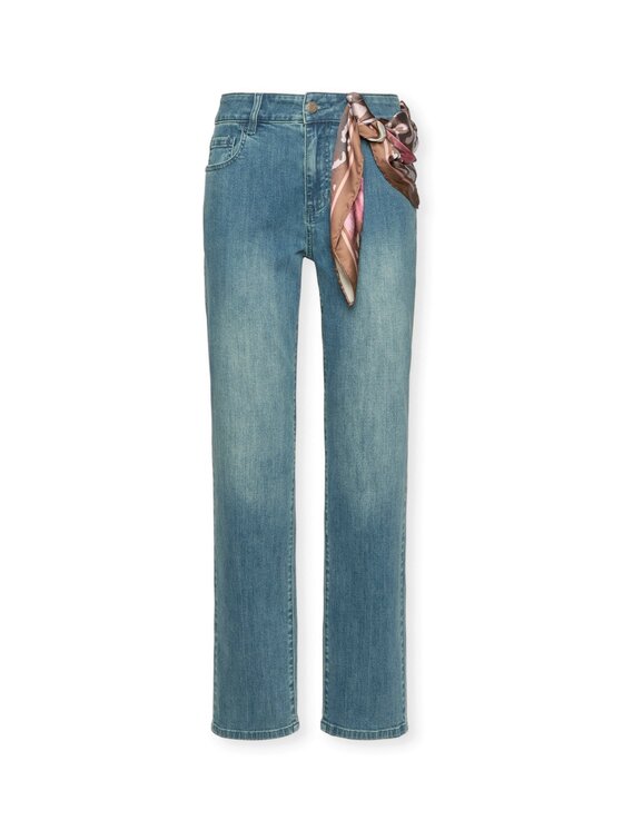 Elena Mirò Elena Mirò Jeans P479P000291N0H4 Turchese Regular Fit