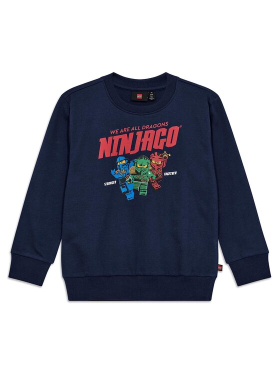 LEGO LEGO Pulóver Ninjago 11010944 Sötétkék Regular Fit