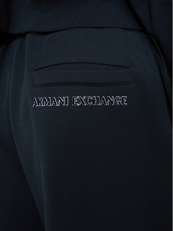 Armani Exchange Armani Exchange Spodnie dresowe 6DZPJM ZJADZ 1510 Granatowy Regular Fit