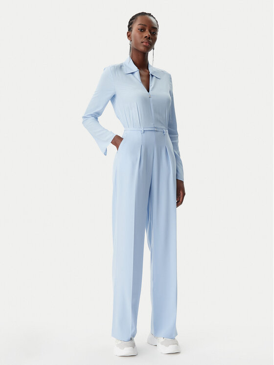 Patrizia Pepe Patrizia Pepe Salopetă 8T0047 A545 CA38 Albastru celest Regular Fit