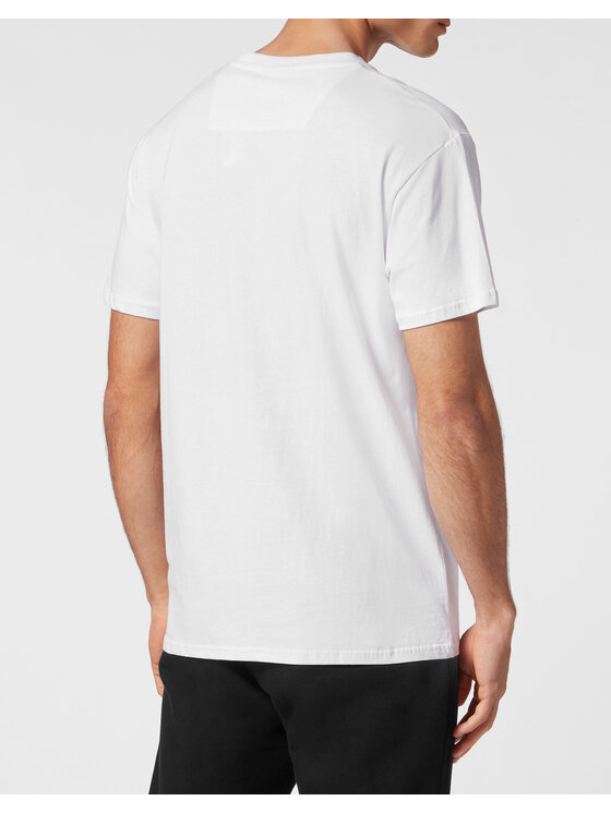 Plein Sport Plein Sport T-Shirt 13039 Biały Regular Fit