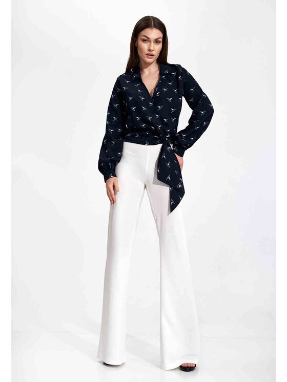 FIGL FIGLFIGL Blusa M868 Blu Regular Fit