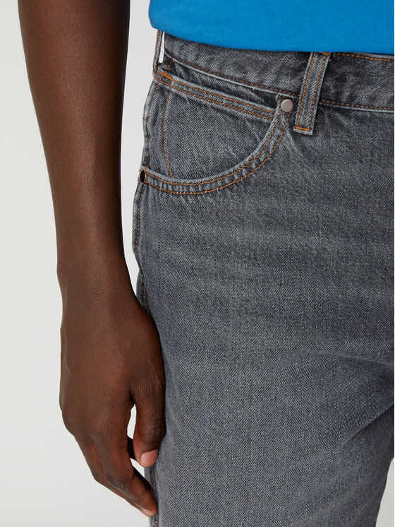 Wrangler Wrangler Szorty jeansowe Frontier W16WEBY99 112331099 Szary Relaxed Fit