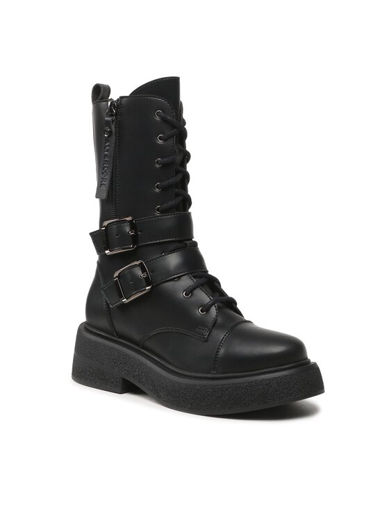 Altercore Altercore Botki Riley Vegan Czarny