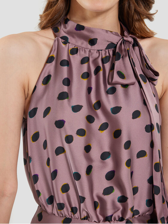 Swing Swing Koktel haljina 5AE04900 Ljubičasta Regular Fit