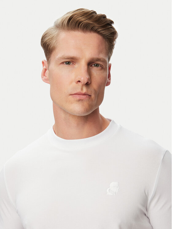 KARL LAGERFELD KARL LAGERFELD T-Shirt 755750 500221 Bílá Regular Fit