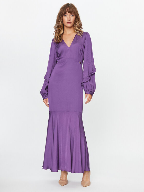 TWINSET TWINSET Vakarinė suknelė 232TT2171 Violetinė Regular Fit