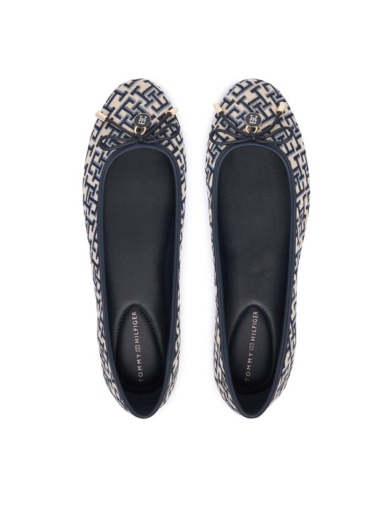 Tommy Hilfiger Tommy Hilfiger Μπαλαρίνες Th Charm Jacquard Ballerina FW0FW09504 Έγχρωμο