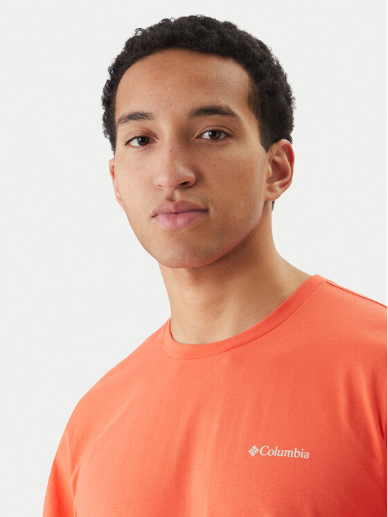 Columbia Columbia T-Shirt CSC™ 2155021 Oranžová Regular Fit
